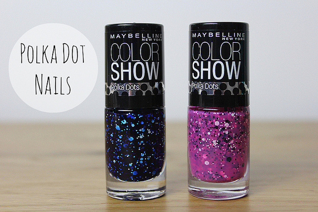 maybelline polka dot nails