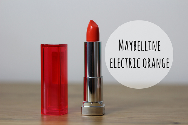 maybelline electric orange