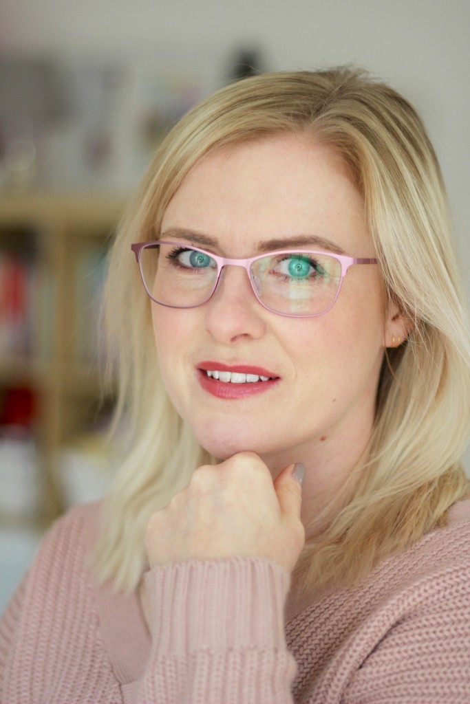 pink glasses